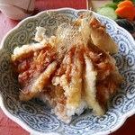 千松しま - 【ハゼと銀宝の天丼】◎2018/9