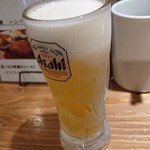 Puruchino SHIN - 生ビール(*´ー｀*)注ぎかためちゃくちゃ上手いです(*^^*)♪