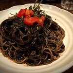 いつじ青果 - イカスミのパスタ