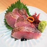 沼津海いち - 黒むつ刺身1280円。