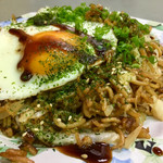 Okonomiyaki Noumi - 焼きそば W 目玉焼きのせ