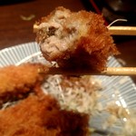 とんかつ檍 - カキフライ　リフト！