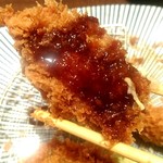 とんかつ檍 - カキフライ　リフト！