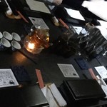 中国精進料理 凛林 - テーブルセッティングが静々と始まる