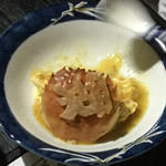 中国精進料理 凛林 - ふわふわかに玉の人のを食べ始めているにも関わらず途中でパシャり！