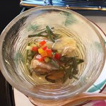 PASSAGE KINKAI - [小鉢]
                      鯵の南蛮漬け土佐酢ジュレ掛け