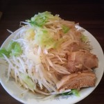 麺喰亭 まんぷく - 塩ラーメン※ヤサイ多め、アブラ少なめ、ニンニク少し