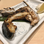 魚民 - カンパチカマの炙り焼き