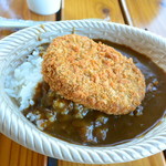 千サルバトーレ - 枝豆コロッケカレー650円　2018.10