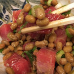 ほり田 - 納豆と和えるには勿体ない位、良いマグロ♡