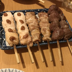 Yakitori Onegi - 砂肝、ぼんじり、ささみ梅