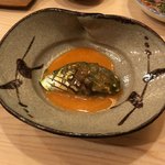 鮨 たかはし - アジ　イクラのソース