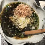 Sousaku Washoku Izakaya Amagaeru - 自家製 胡麻豆腐の揚げ出し 磯出汁