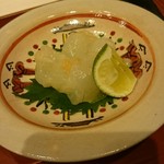 蓬左茶寮 - 海老の造り"セミ海老"