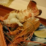 蓬左茶寮 - 海老炭火焼き"赤座海老"