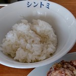 極濃湯麺 シントミ - 【2018.10.14(日)】セットの小ライス