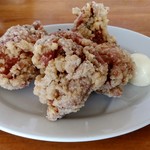 極濃湯麺 シントミ - 【2018.10.14(日)】セットの唐揚げ