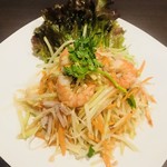 Green papaya salad (half)