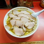 一龍 - チャーシューワンタン麺＋にんにく