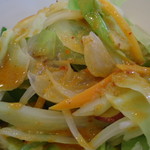 横浜家系ラーメン みさきや - 温野菜のアップ