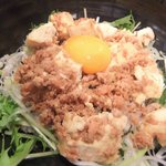 CAFE NOISE  - 2011.7 【ランチ】水菜と豆冨鶏そぼろの和風月見丼 