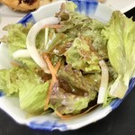 Sakanaya Shiyokudou - 全体写真で撮り忘れたサラダ