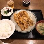 巣鴨ときわ食堂 - 【2018年05月】生姜焼き定食、提供時。