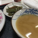 埼玉屋食堂 - 味噌汁＆まめ