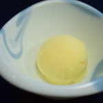 秋本 - 【鎌倉づくし@税込2,484円】デザート：柚子のシャーベットは、柚子濃いめ。