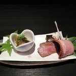 BAR Hollyhock - 料理写真:一周年イベントで実際出したお通しです。