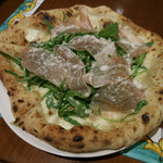 生ハムとルッコラ