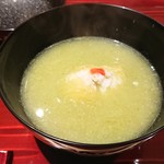 銀座 しのはら - オクラのすり流し