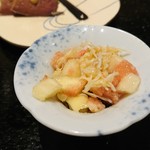 銀座 しのはら - イチジクと毛蟹