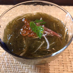 六花 - もずく酢  いくら ミョウガがいいですね