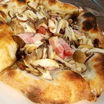 Okuizumo Budouen Niwa Cafe - きのことベーコン　1,300円