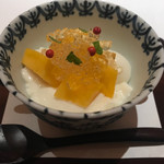 レストラン ナンペイダイ - マンゴーの杏仁豆腐