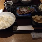 みちのく - 牛タン焼き定食 1750円(税込)