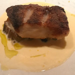 レストラン ナンペイダイ - 甘鯛西京焼き、茄子、ワインと柚子のソース