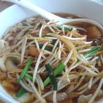 西安刀削麺 - ニラと豚肉