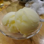 ラム肉家 muu - 柚子シャーベット税抜280円