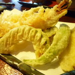 蕎麦処 みずき - もちもち衣の天ぷら