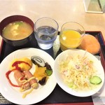 Hoteru Arufa Wan - 181011木　富山　ホテルアルファーワン富山駅前店　朝食例