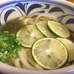 ふる里うどん  - ヘベスうどん（ものすごく期間限定）