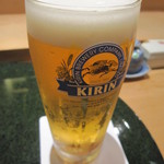 天や - 生ビール(中)