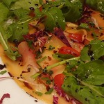 カサレッチョ - 燻製メカジキのカルパッチョ