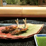 大文字屋　龍田川 - 6品目 琵琶湖の小鮎