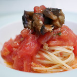 2018/7/22  米茄子とパスタのアップ♪♪