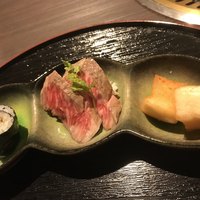 焼肉割烹 YP流 宗右衛門町本店 - 前菜の盛り合わせ