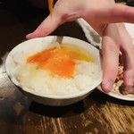 ホルモン酒場 焼酎家「わ」 - スペ玉ご飯