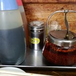 亀戸ぎょうざ 錦糸町店 - このラー油が旨かった！